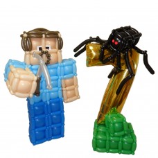 Оформлення кульками minecraft Оформлення кульками minecraft